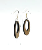 Oval Cut Out Earring