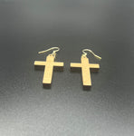 Plan Cross Earrings