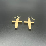 Plan Cross Earrings