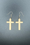 Plan Cross Earrings