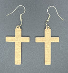 Plan Cross Earrings