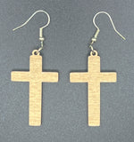 Plan Cross Earrings