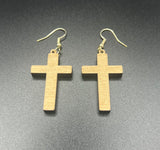 Plan Cross Earrings